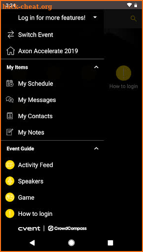 Axon Events screenshot