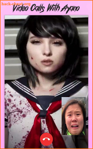 Ayano Aishi Video Call Simulator screenshot