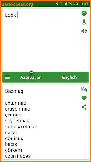 Azerbaijani - English Translat screenshot