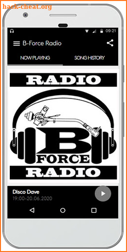 B-ForceRadio.com screenshot