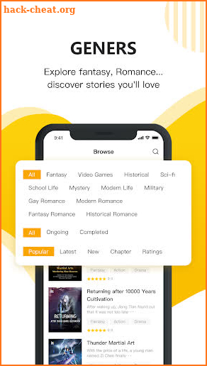 Babel Novel - Webnovel & Story Books Reading Apps screenshot