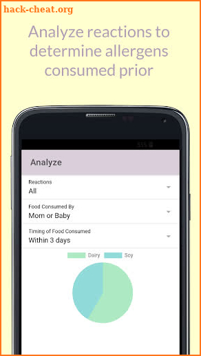 Baby Allergy Log screenshot