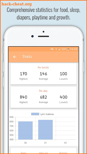 Baby Care Log & Tracker screenshot