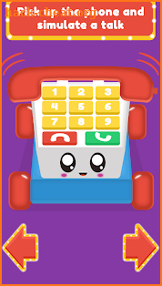 Baby Carphone Toy. Kids game screenshot