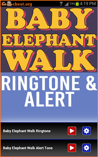 Baby Elephant Walk Ringtone screenshot