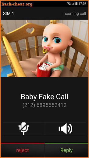 Baby Fake Call screenshot