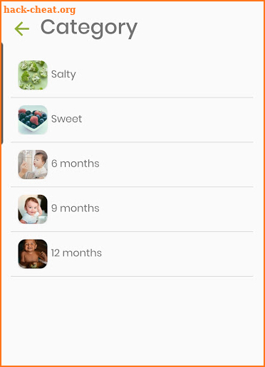 Baby Food: Healthy Recipes screenshot