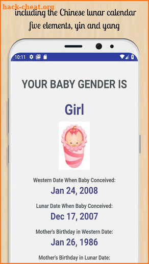 BABY GENDER PREDICTION screenshot