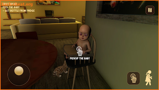 Baby in Pink Horror Game: Scary Babysitting games screenshot