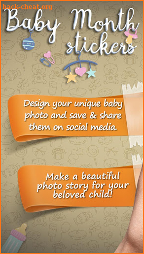 Baby Month Stickers - Baby Monthly Photo App screenshot