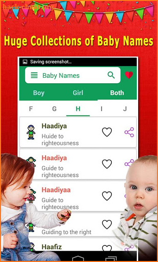 Baby Names And Meaning 2019 screenshot