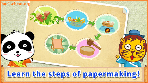 Baby Panda Papermaking screenshot