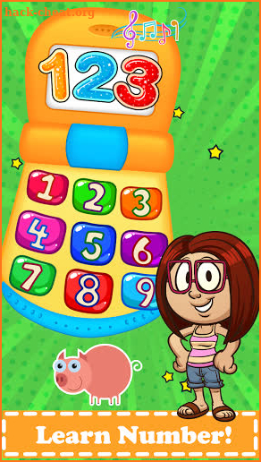 Baby phone toddler games -Numbers, Animals & Music screenshot