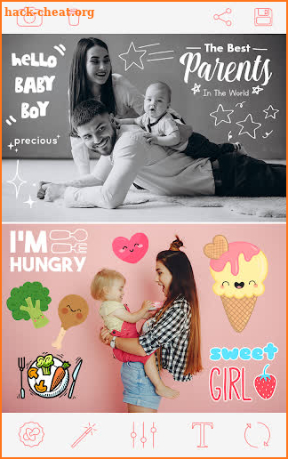 Baby Photo Stickers screenshot