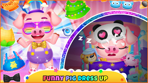 Baby Pig Care - Raise & Dress Up Pink Pet Pig screenshot