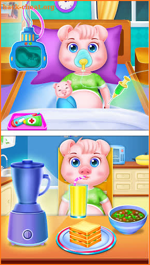 Baby pig mommy newborn screenshot