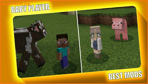 Baby Player Mod Minecraft screenshot