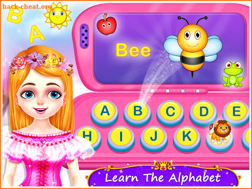 Baby princess computer - alphabet, puzzle, phone screenshot