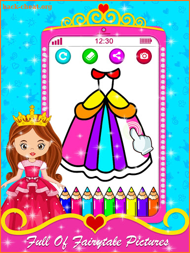 Baby Princess Phone - Princess Baby Phone Games screenshot