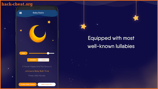 Baby Radio: Lullaby Songs, Sleeping Tips screenshot