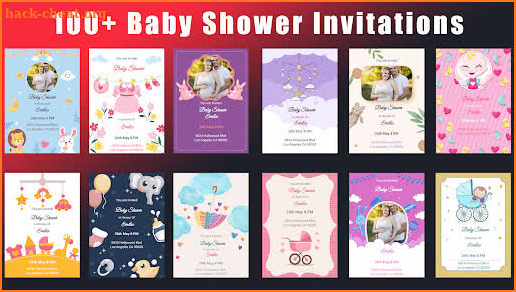 Baby Shower Invitation Card screenshot