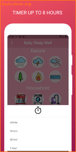 Baby Sleep Well - White Noise & Lullaby screenshot