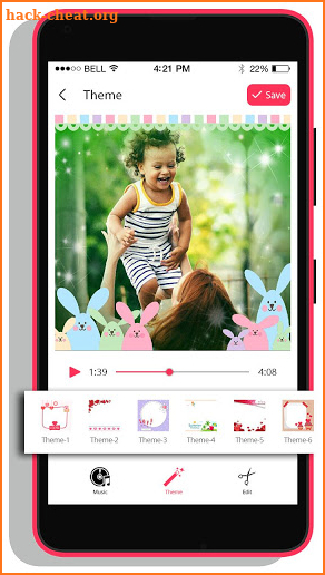 Baby Story Photo Video Maker With Music screenshot