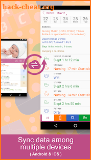 Baby Tracker - Newborn Feeding, Diaper, Sleep Log screenshot