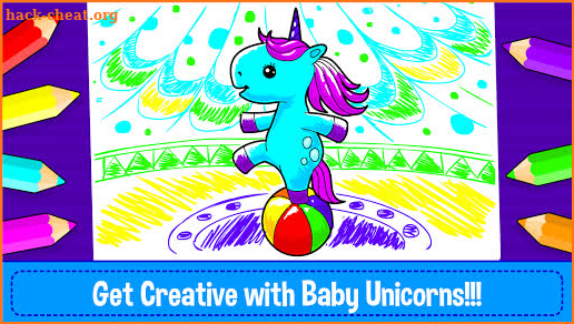 🦄 Baby Unicorn Coloring Book for Preschool Kids screenshot