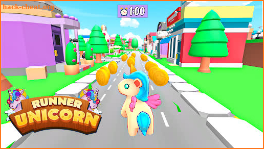 Baby unicorn game- Pony Runner screenshot