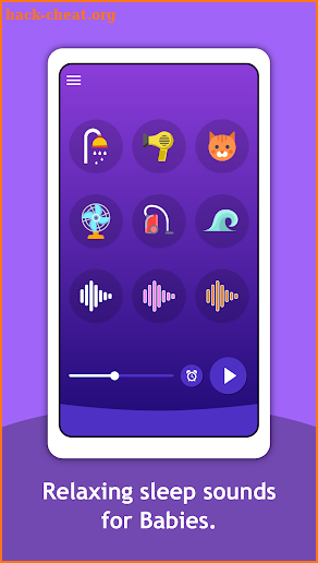 Baby White Noise & Baby Relax Sleep Sounds screenshot