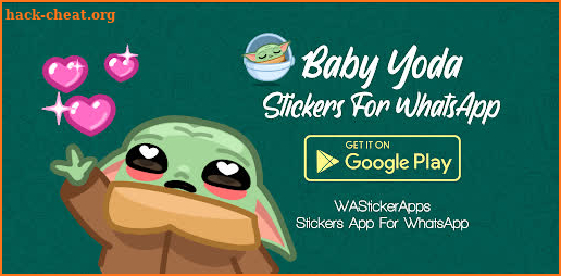 Baby Yoda Stickers 💖 WAStickerApps screenshot