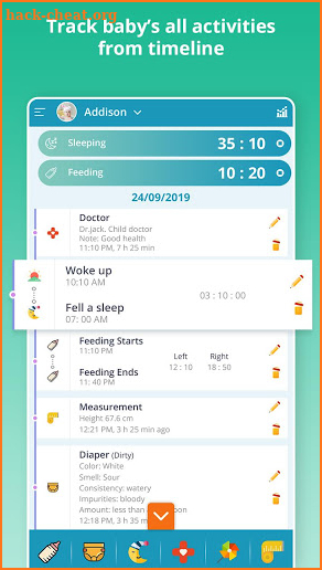 BabyCare:  Baby Feeding, Diaper, Sleep Tracker screenshot