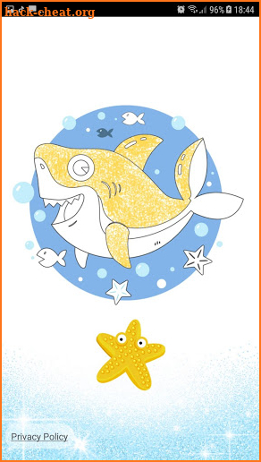 BabyShark Glitter Coloring Book screenshot