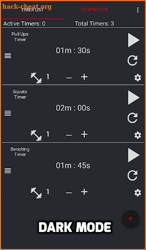 Back At It! Workout Rest Timer and StopWatch screenshot