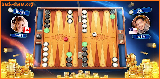 Backgammon Cafe - Online screenshot