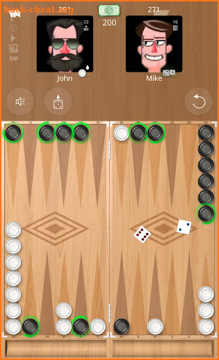 Backgammon Online screenshot