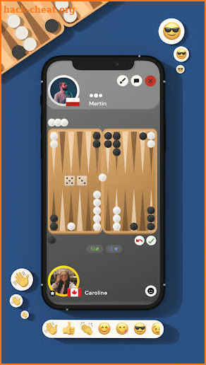 Backgammon Online screenshot