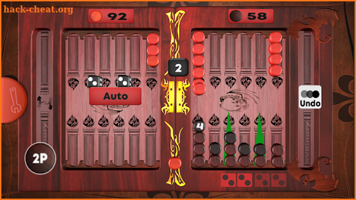 Backgammon with Dice roller 3D screenshot