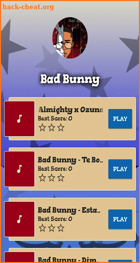 Bad Bunny Piano Game Tile screenshot