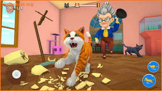 Bad Cat Simulator: Prank Gran screenshot