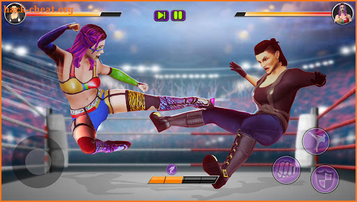 Bad Girls Wrestling Rumble- Women Wrestling Games screenshot