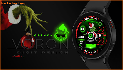 Bad Grinch Christmas WatchFace screenshot