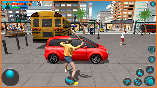 Bad Guy Fight In School - High School Life Game screenshot