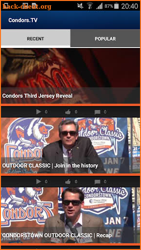 Bakersfield Condors screenshot