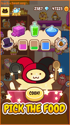 Baking of: Food Cats - Cute Kitty Collecting Game screenshot