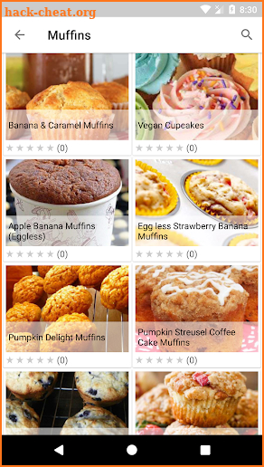 Baking Recipes screenshot