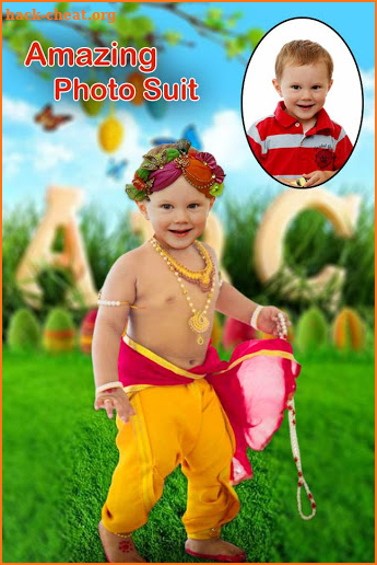 Bal Krishna Photo Suit– Krishna Suit screenshot