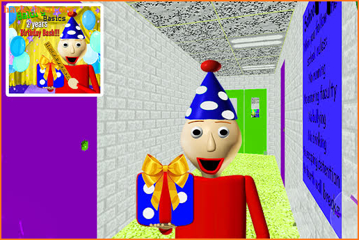 Baldi's Basics Birthday Bash Party 2021 screenshot