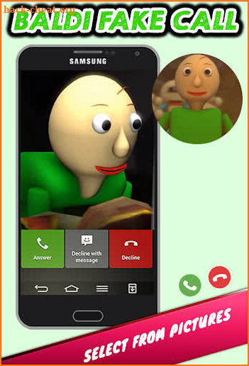 Baldi's Basics Calling Simulation screenshot